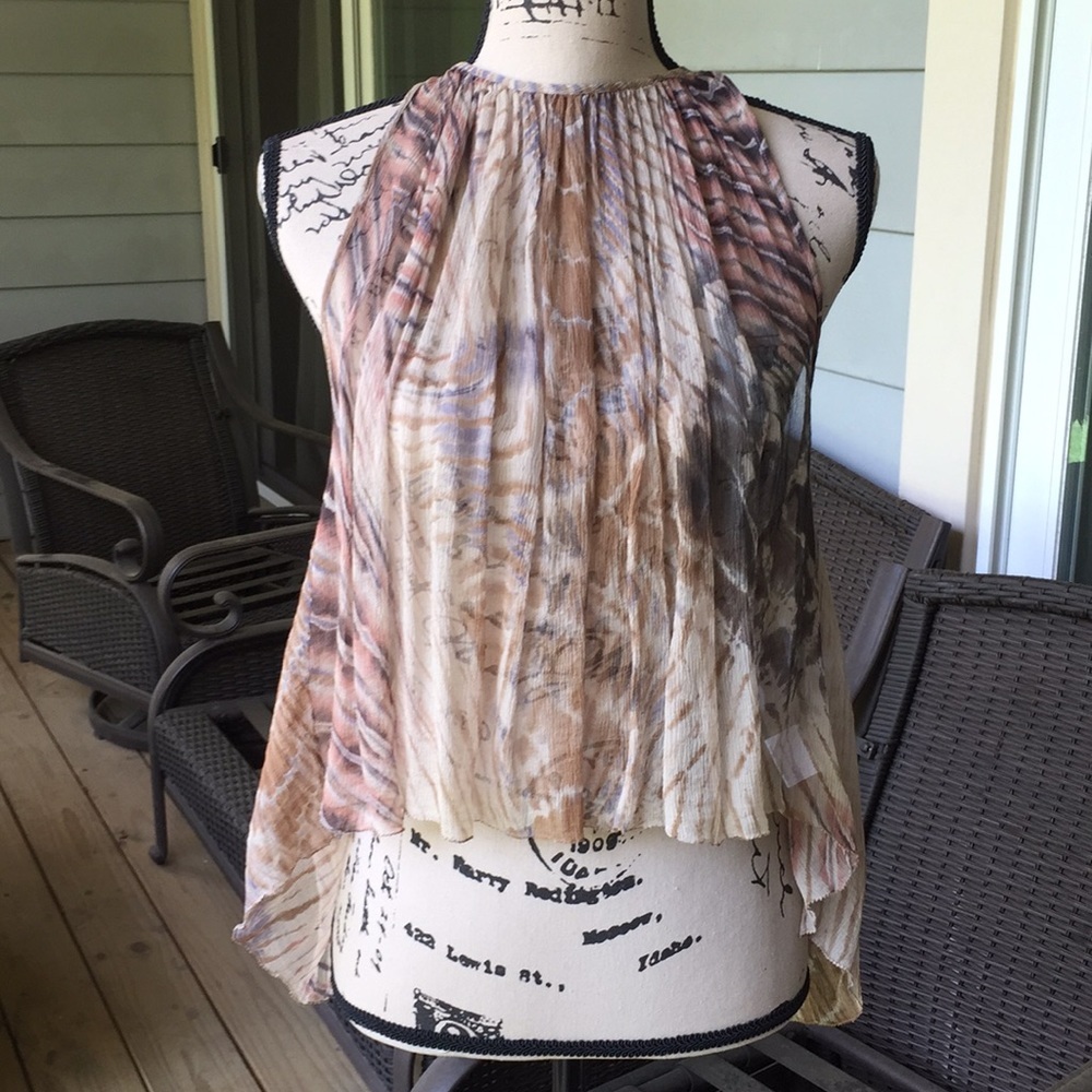 Allsaints 💯 % Silk Top STUNNING size 6